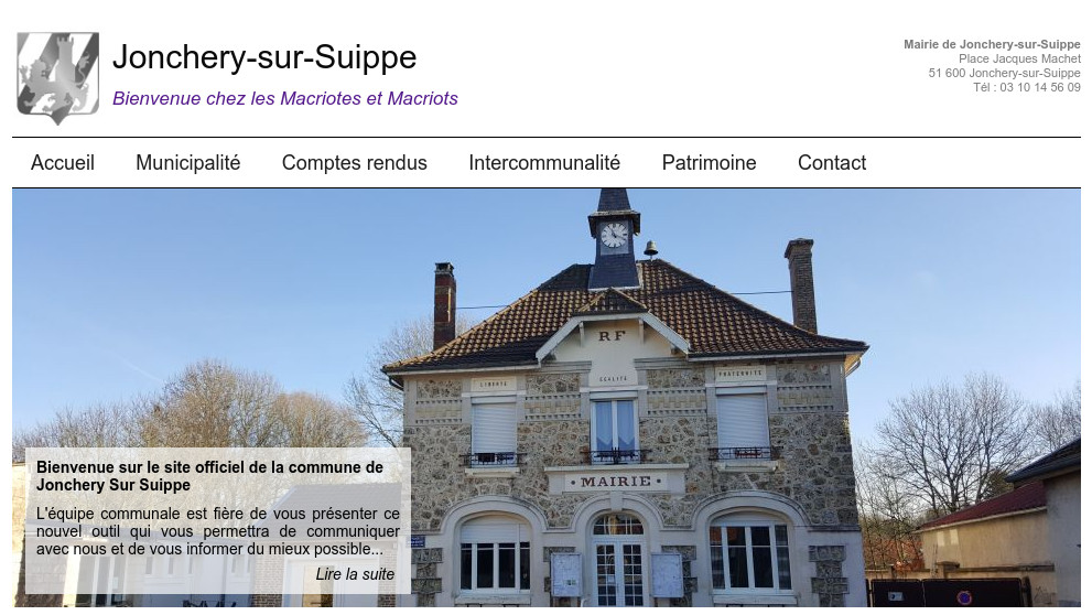 site web jonchery sur suippe