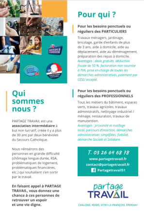 Permanence Partage Travail