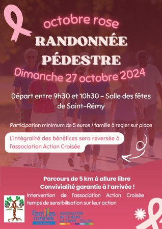 Octobre Rose : Randonnée Pédestre