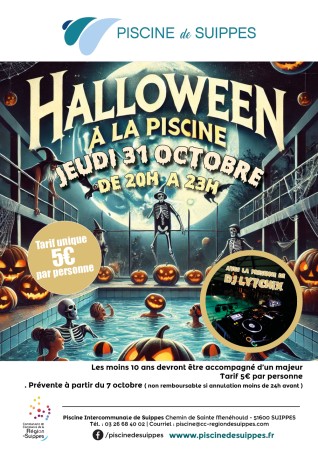 Soirée Halloween à la piscine