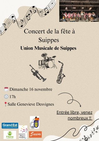 Concert de la fête à Suippes 