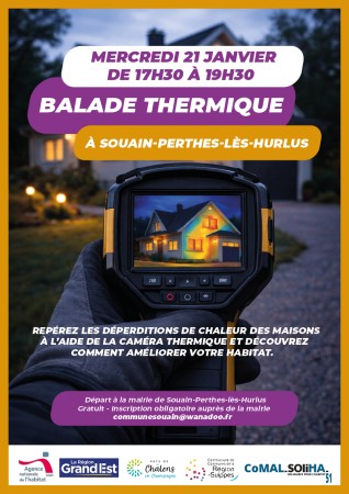 Balade thermique à Souain-Perthes-lès-Hurlus