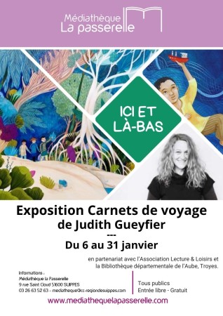 Exposition : Carnets de voyage - Judith Gueyfier