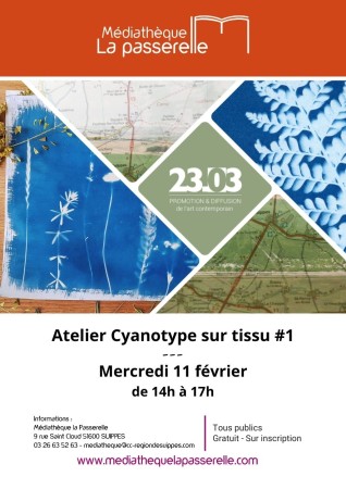 Atelier Cyanotype sur Tissu - Association 23.03