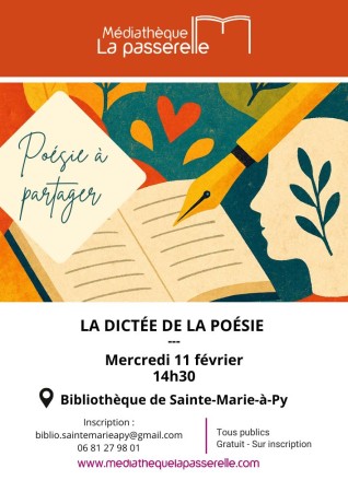 Réseau : Sainte Marie-à-Py - La Dictée de la Poésie