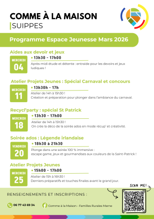  Atelier Projets Jeunes : Spécial Carnaval et concours !