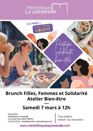 Brunch Filles, Femmes et Solidarité - Ateliers bien-être