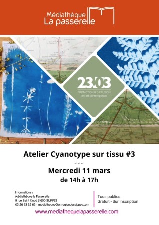 Atelier Cyanotype sur Tissu - Association 23.03