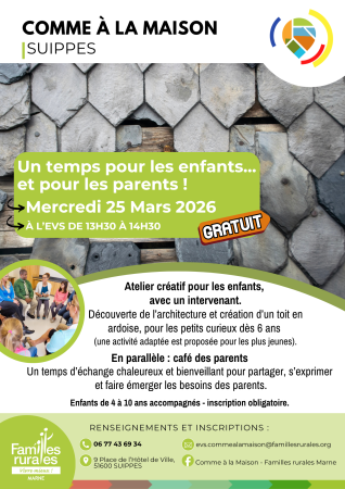 Un temps pour les enfants… et pour les parents !