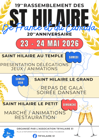 Rassemblement des Saint-Hilaire de France et du Canada