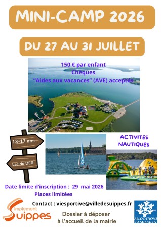 Mini camp 13/17 ans