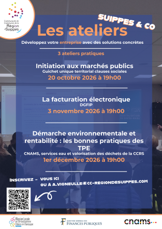 Les ateliers Suippes & Co : Initiation aux marchés publics