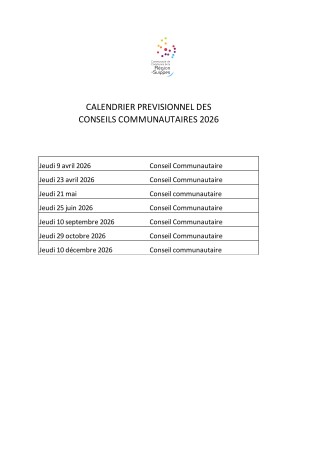 Conseil Communautaire