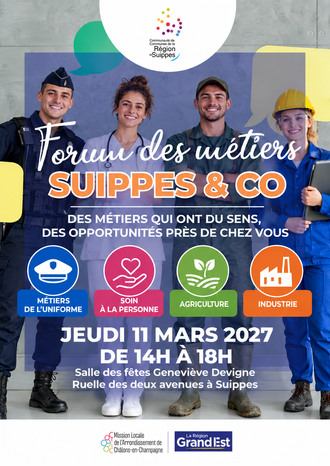 Forum des metiers a Suippes
